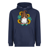 Western Gnomes Sunflowers Gemstones Leopard Serape Cowhide Glitter Heavyweight Hoodie | Teevron