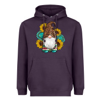 Plum western gnomes sunflowers gemstones leopard serape cowhide glitter Heavyweight Hoodie - Artiststas