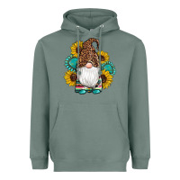 Sage western gnomes sunflowers gemstones leopard serape cowhide glitter Heavyweight Hoodie - Artiststas
