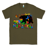 Army Green mama bear autism Classic Tee - Zillion Design Studio