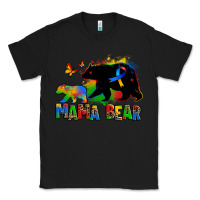 Black mama bear autism Classic Tee - Zillion Design Studio