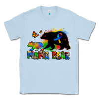 Dusty Blue mama bear autism Classic Tee - Zillion Design Studio