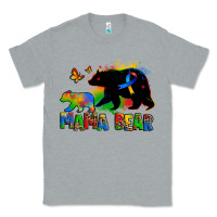 Heather Grey mama bear autism Classic Tee - Zillion Design Studio