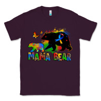 Plum mama bear autism Classic Tee - Zillion Design Studio