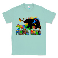 Seafoam mama bear autism Classic Tee - Zillion Design Studio