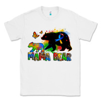White mama bear autism Classic Tee - Zillion Design Studio