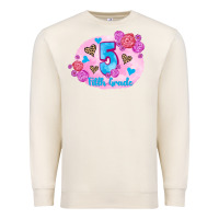 Sandshell back to school flowers fifth grade 3200x2400 Premium Sweatshirt - AdoDesignShop
