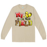 Mushroom my heart is on that field softball Long Sleeve Tee - Zillion Design Studio