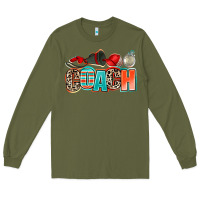 Army Green coach Long Sleeve Tee - AdoDesignShop