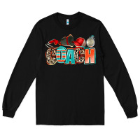 Black coach Long Sleeve Tee - AdoDesignShop