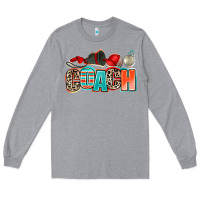 Heather Grey coach Long Sleeve Tee - AdoDesignShop
