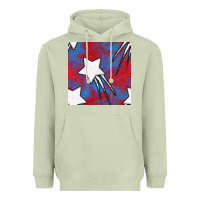 Matcha Glitter 4th Of July Seamless Pattern Heavyweight Hoodie - BundleAndBundleShop