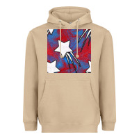 Mushroom Glitter 4th Of July Seamless Pattern Heavyweight Hoodie - BundleAndBundleShop