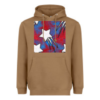 Toasted Coconut Glitter 4th Of July Seamless Pattern Heavyweight Hoodie - BundleAndBundleShop
