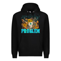 Black somebodys problem Premium Hoodie - NancyCooperArtShop