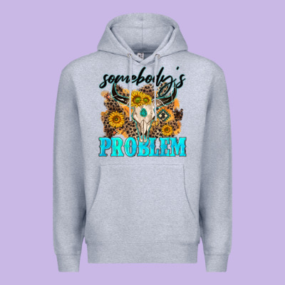 Somebodys Problem Premium Hoodie Designed By Nancycooperartshop