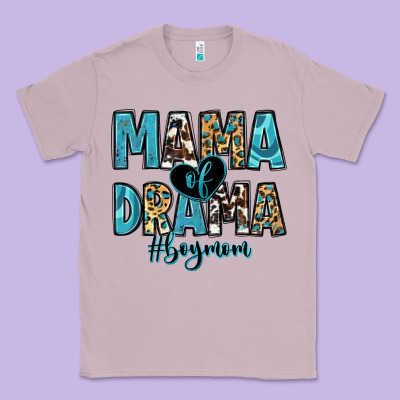 Mama Of Drama Boy Mom Classic Tee Designed By Zillion Design Studio