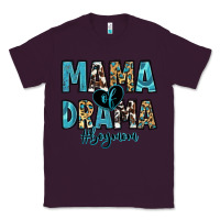 Plum mama of drama boy mom Classic Tee - Zillion Design Studio