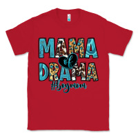 Red mama of drama boy mom Classic Tee - Zillion Design Studio
