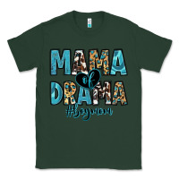 Sports Green mama of drama boy mom Classic Tee - Zillion Design Studio