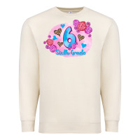 Sandshell back to school flowers sixth grade 3200x2400 Premium Sweatshirt - AdoDesignShop