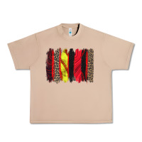Burro softball brushstroke Urban Heavy Tee - Zillion Design Studio