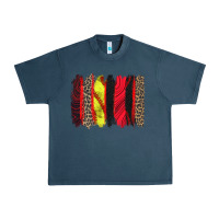 Midnight Navy softball brushstroke Urban Heavy Tee - Zillion Design Studio