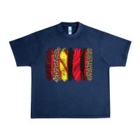 Navy softball brushstroke Urban Heavy Tee - Zillion Design Studio
