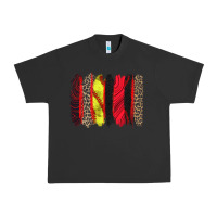 Pigment Black softball brushstroke Urban Heavy Tee - Zillion Design Studio