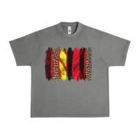 Tornado softball brushstroke Urban Heavy Tee - Zillion Design Studio