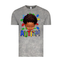 Cloud Rock autism afro kid full face Vintage Tee - texasbilliewilder