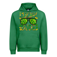 Emerald Lucky Dude St Patricks Urban Hoodie - BundleAndBundleShop