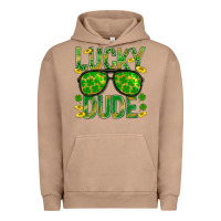 Pigment Burro Lucky Dude St Patricks Urban Hoodie - BundleAndBundleShop