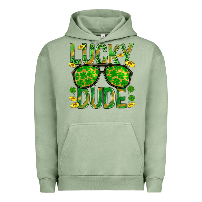 Lucky Dude St Patricks Urban Hoodie by BundleAndBundleShop | Teevron