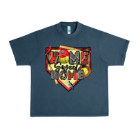 Midnight Navy home sweet home softball Urban Heavy Tee - Zillion Design Studio