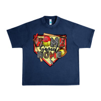Navy home sweet home softball Urban Heavy Tee - Zillion Design Studio