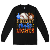 Black friday night lights baseball Long Sleeve Tee - Zillion Design Studio