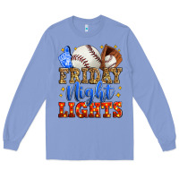 Colony Blue friday night lights baseball Long Sleeve Tee - Zillion Design Studio