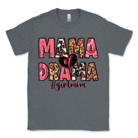 Charcoal Heather mama of drama girl mom Classic Tee - Zillion Design Studio