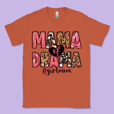 Mama Of Drama Girl Mom Classic Tee Designed By Zillion Design Studio