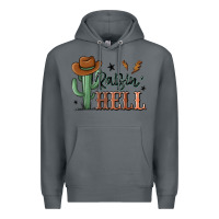 Rock raisin hell cowboy cactus Premium Hoodie - MaliasSmallBusiness