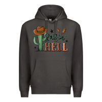 Smoke raisin hell cowboy cactus Premium Hoodie - MaliasSmallBusiness