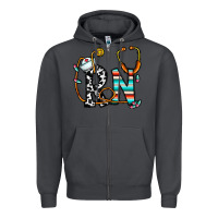 Smoke rn nurse Zipper Hoodie - CowhideDigitalArt