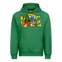 Emerald St. Patricks Love With Gnome Urban Hoodie - BundleAndBundleShop
