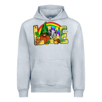 Heather Grey St. Patricks Love With Gnome Urban Hoodie - BundleAndBundleShop