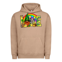 Pigment Burro St. Patricks Love With Gnome Urban Hoodie - BundleAndBundleShop