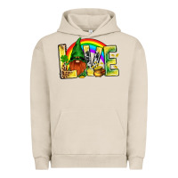 Pigment French Oak St. Patricks Love With Gnome Urban Hoodie - BundleAndBundleShop