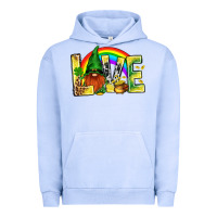 Pigment Grape Ice St. Patricks Love With Gnome Urban Hoodie - BundleAndBundleShop