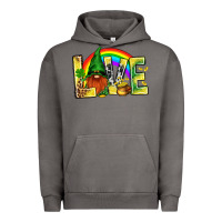 Pigment Tornado St. Patricks Love With Gnome Urban Hoodie - BundleAndBundleShop
