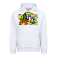 White St. Patricks Love With Gnome Urban Hoodie - BundleAndBundleShop